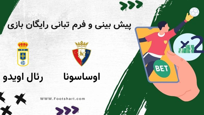 پیش بینی بازی اوساسونا مقابل رئال اویدو - آمار و ضرایب 27 دی 1404
