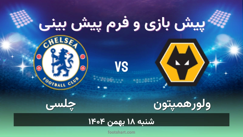 پیش بینی بازی ولورهمپتون مقابل چلسی