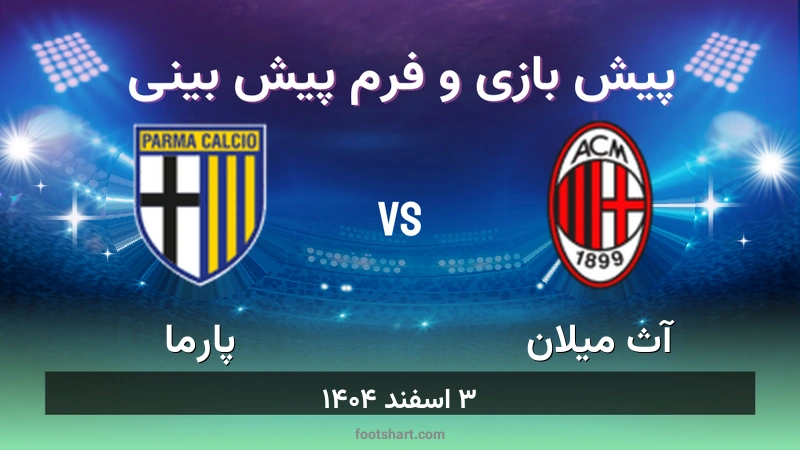 پیش بینی بازی آث میلان مقابل پارما
