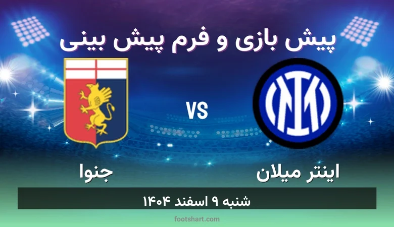 پیش بینی بازی اینتر میلان مقابل جنوا