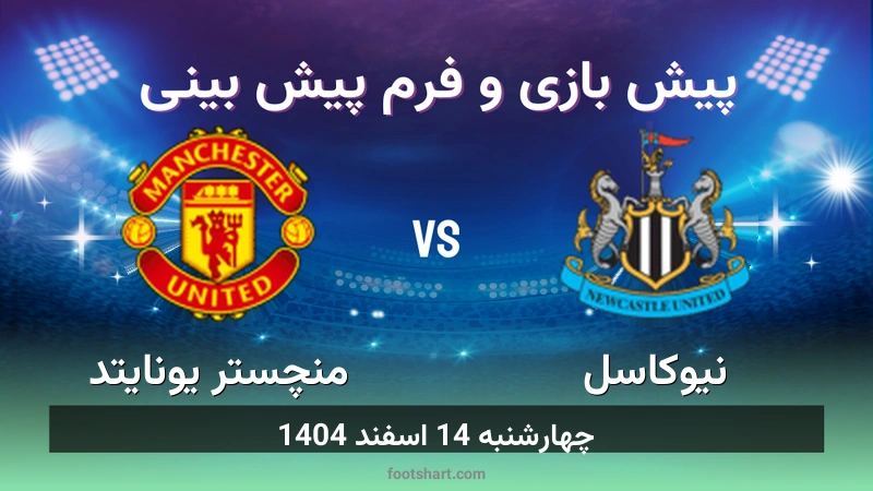 پیش بینی بازی نیوکاسل مقابل منچستر یونایتد