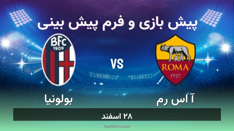 پیش بینی بازی آ اس رم مقابل بولونیا