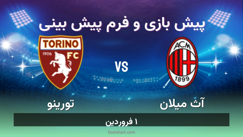 پیش بینی بازی آث میلان مقابل تورینو
