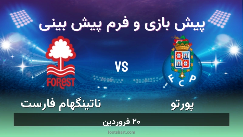 پیش بینی بازی پورتو مقابل ناتینگهام فارست