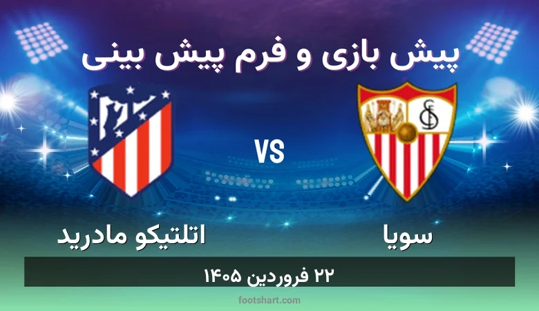پیش بینی بازی سویا مقابل اتلتیکو مادرید