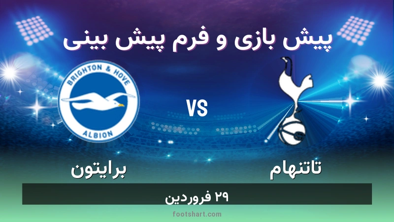 پیش بینی بازی تاتنهام مقابل برایتون