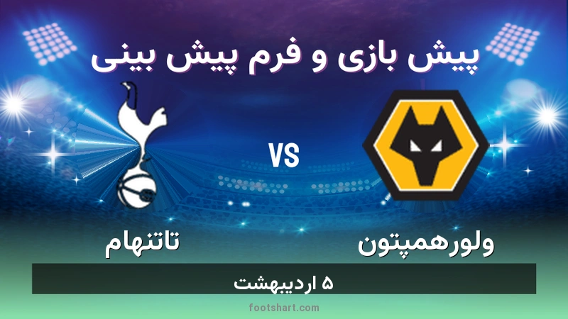 پیش بینی بازی ولورهمپتون مقابل تاتنهام