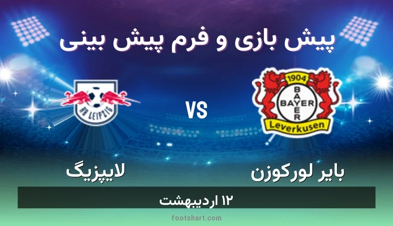 پیش بینی بازی بایر لورکوزن مقابل لایپزیگ