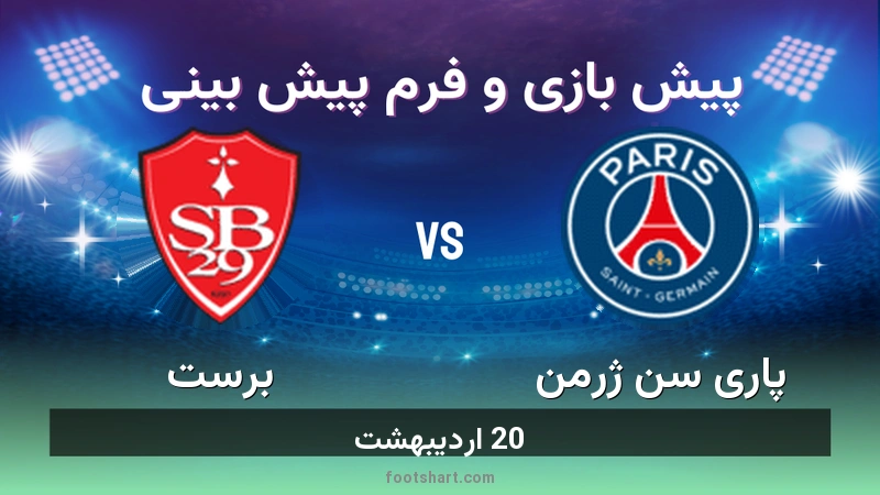 پیش بینی بازی پاری سن ژرمن مقابل برست