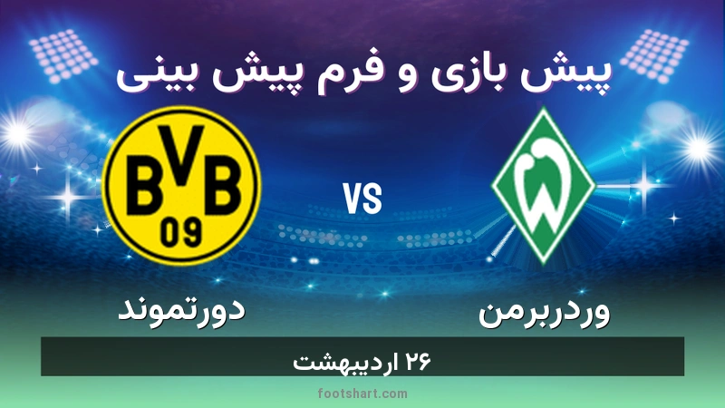 پیش بینی بازی وردربرمن مقابل دورتموند