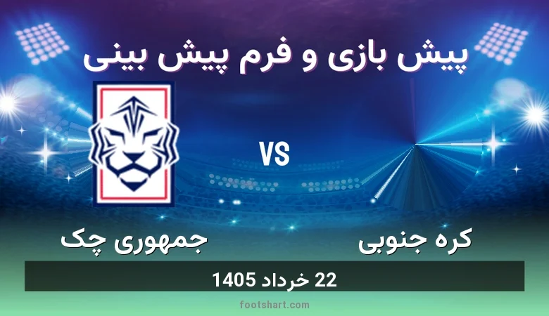 پیش بینی بازی کره جنوبی مقابل جمهوری چک