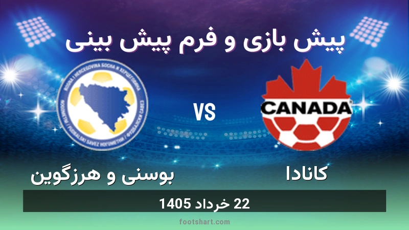 پیش بینی بازی کانادا مقابل بوسنی و هرزگوین