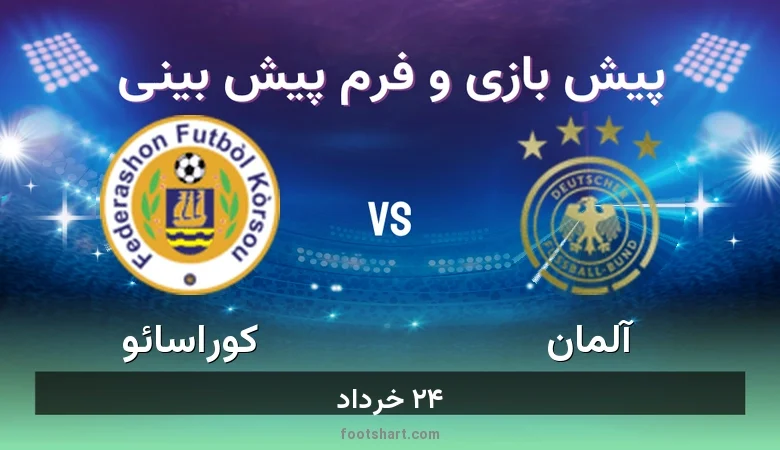 پیش بینی بازی آلمان مقابل کوراسائو
