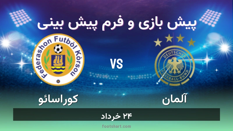 پیش بینی بازی آلمان مقابل کوراسائو