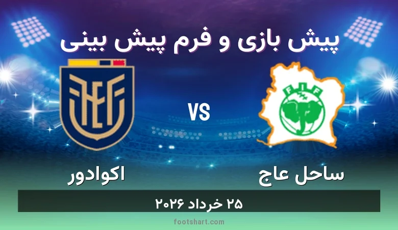 پیش بینی بازی ساحل عاج مقابل اکوادور