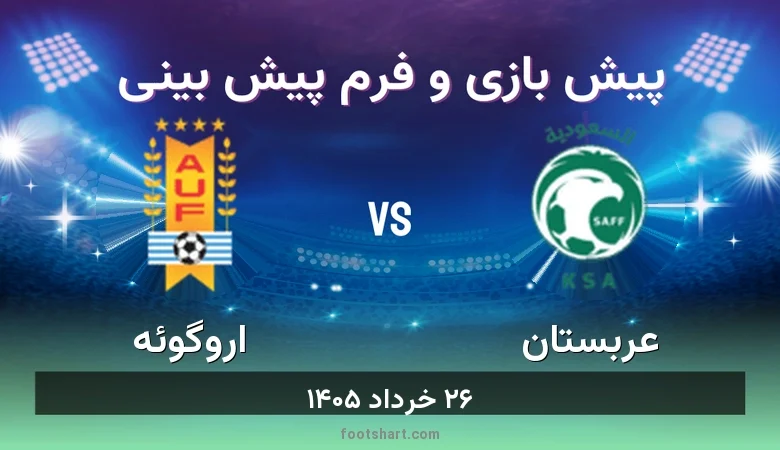 پیش بینی بازی عربستان مقابل اروگوئه