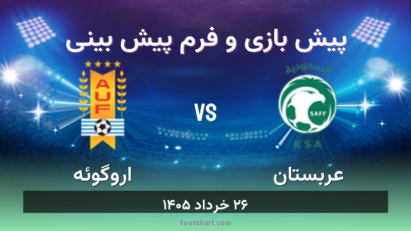 پیش بینی بازی عربستان مقابل اروگوئه