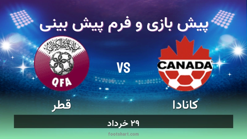 پیش بینی بازی کانادا مقابل قطر