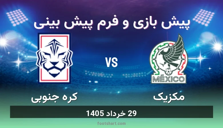 پیش بینی بازی مکزیک مقابل کره جنوبی