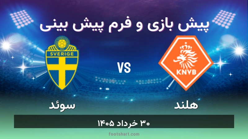 پیش بینی بازی هلند مقابل سوئد