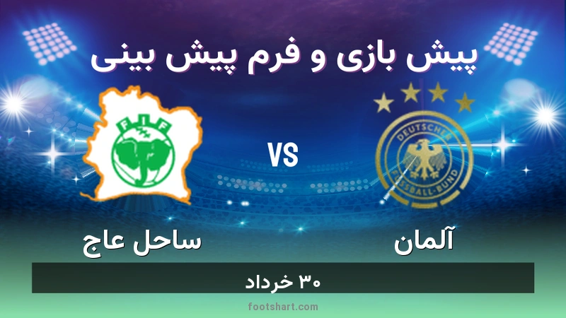 پیش بینی بازی آلمان مقابل ساحل عاج