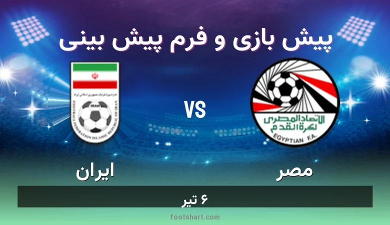پیش بینی بازی مصر مقابل ایران