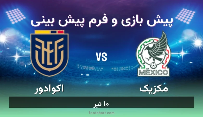 پیش بینی بازی مکزیک مقابل اکوادور