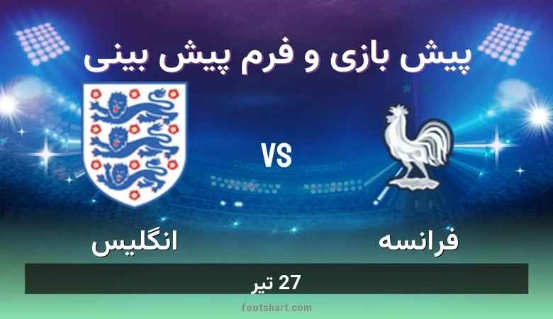 پیش بینی بازی فرانسه مقابل انگلیس