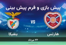 پیش بینی بازی هارتس مقابل بنفیکا