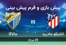 پیش بینی بازی اتلتیکو مادرید مقابل مالاگا
