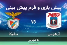 پیش بینی بازی آرهوس مقابل بنفیکا