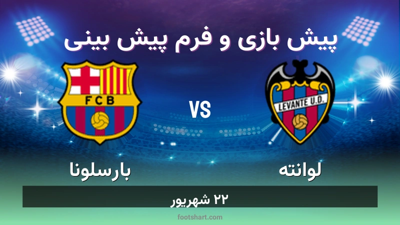 پیش بینی بازی لوانته مقابل بارسلونا