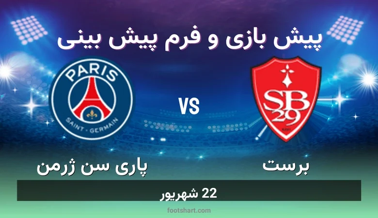 پیش بینی بازی برست مقابل پاری سن ژرمن