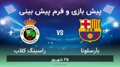 پیش بینی بازی بارسلونا مقابل راسینگ کلاب