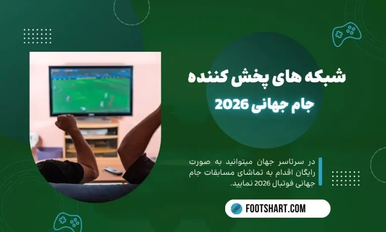 شبکه های پخش کننده جام جهانی 2026 در جهان